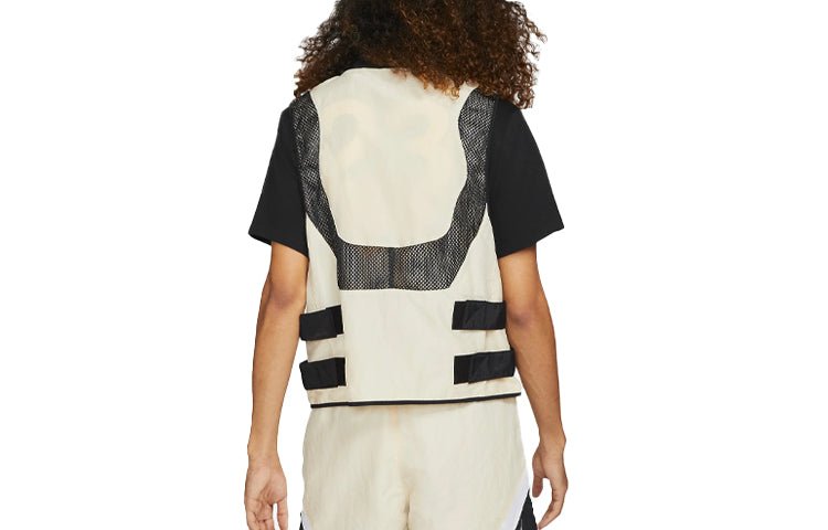 Air Jordan 23 Engineered Woven Splicing Mesh Breathable Cargo vest Beach Light Yellow CZ4819-234 - Image 2