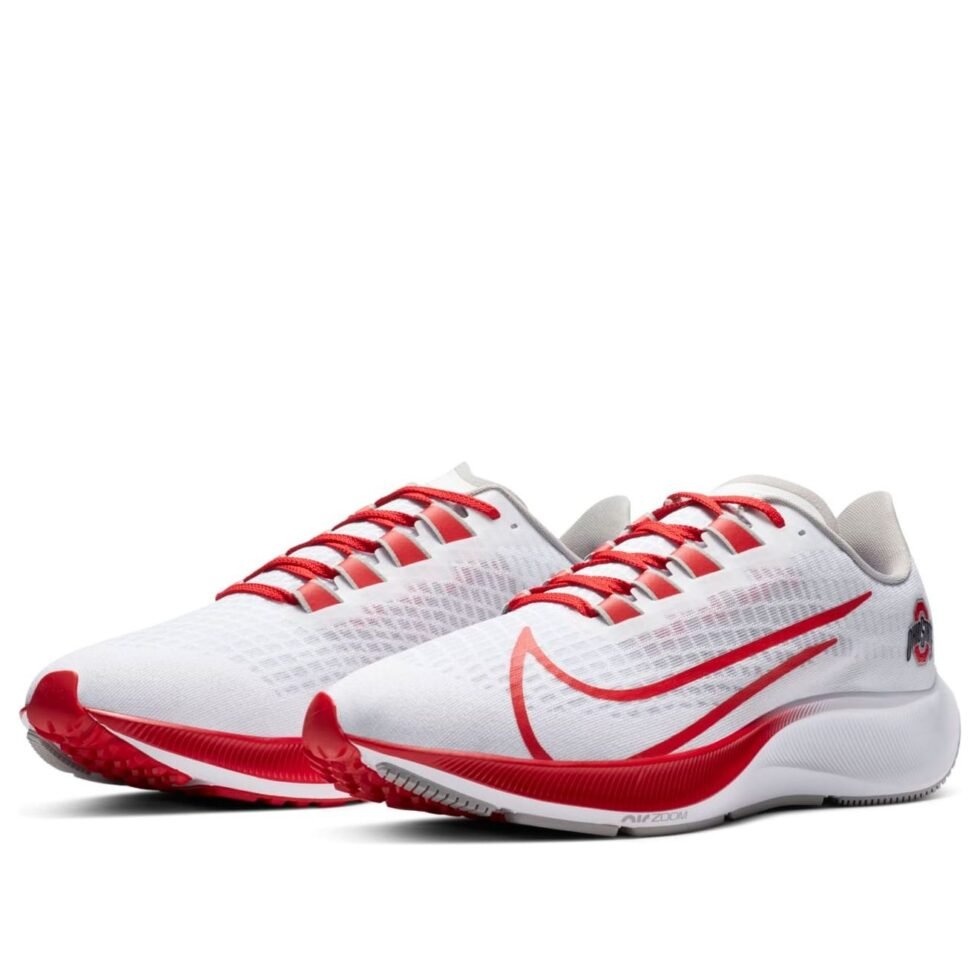 Nike Air Zoom Pegasus 37 'Ohio State' CZ5385-100 - Image 3