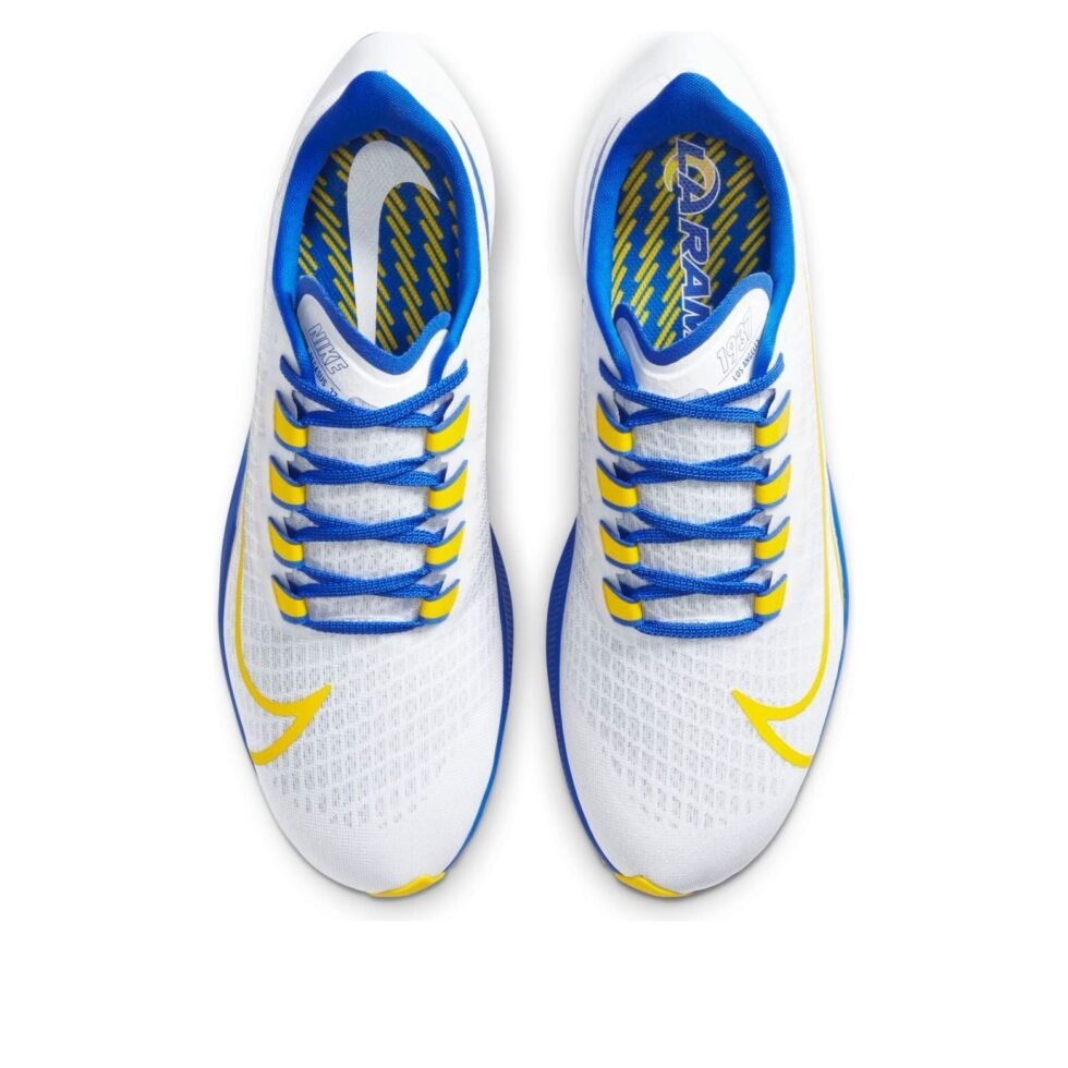 Nike Air Zoom Pegasus 37 'Los Angeles Rams' CZ5449-100 - Image 4