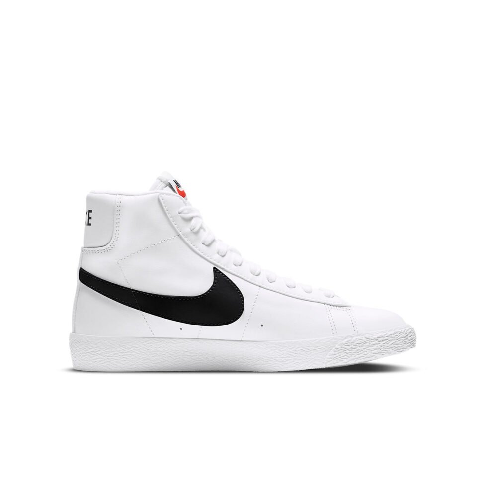 (GS) Nike Blazer Mid 'White Black' CZ7531-100 - Image 2