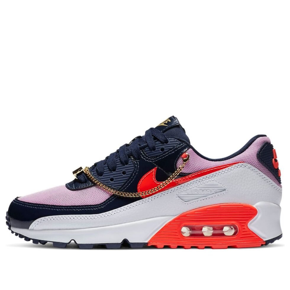 (WMNS) Nike Air Max 90 'Cuban Link - Navy Pink' CZ8099-100