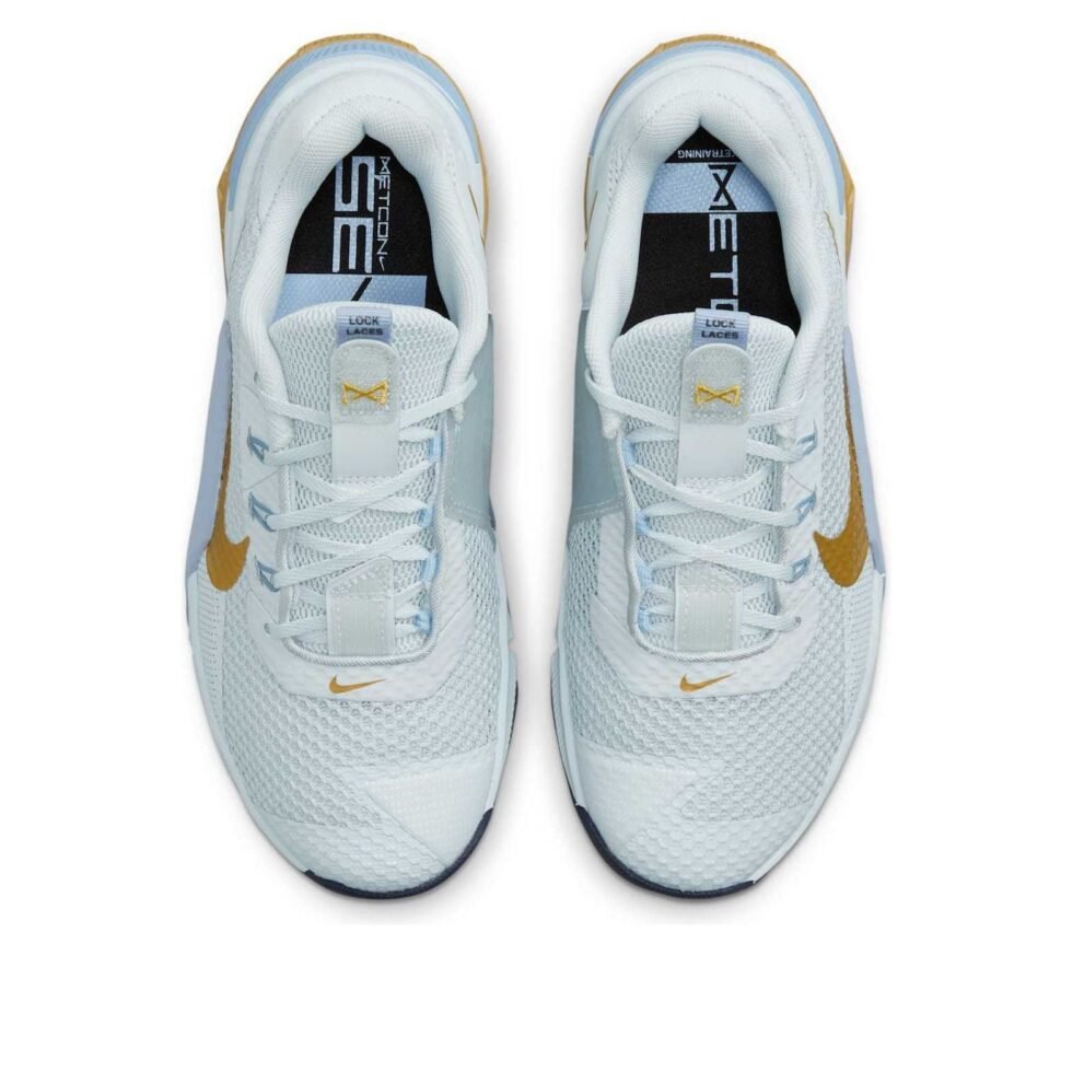 (WMNS) Nike Metcon 7 'Pure Platinum Metallic Gold Coin' CZ8280-049 - Image 4