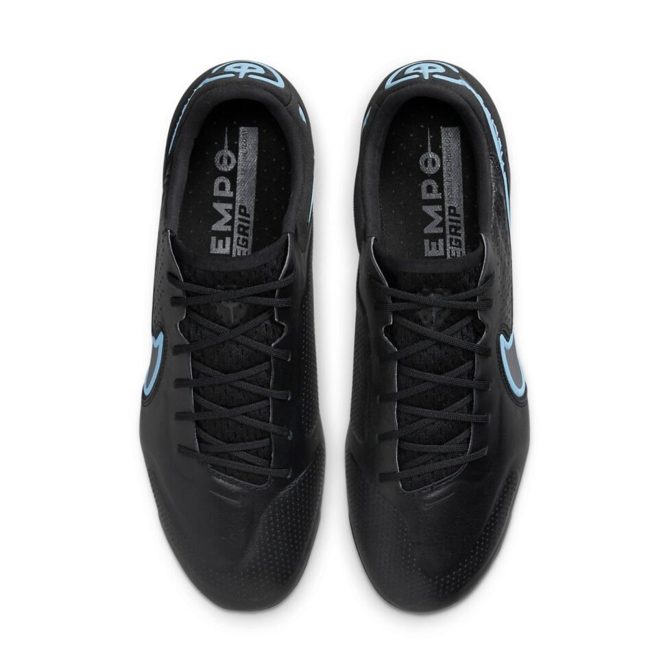 Nike Tiempo Legend 9 Elite FG 'Black Blue Hero' CZ8482-004 - Image 2
