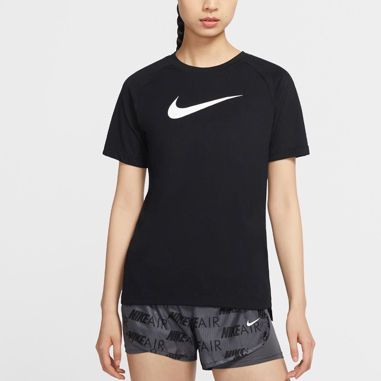 (WMNS) Nike Breathe Tailwind Dri-FIT Running Short Sleeve Black CZ8521-010 - Image 2