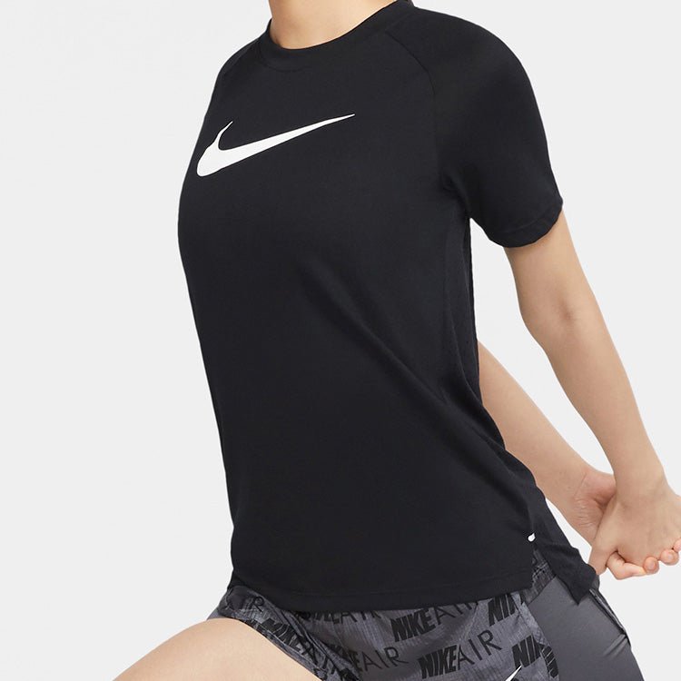 (WMNS) Nike Breathe Tailwind Dri-FIT Running Short Sleeve Black CZ8521-010 - Image 4