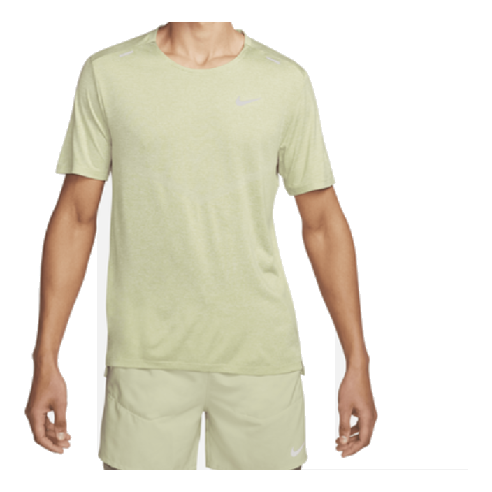 Nike Dri-FIT Rise 365 Short-Sleeve Running Shirt 'Olive Aura' CZ9184-371