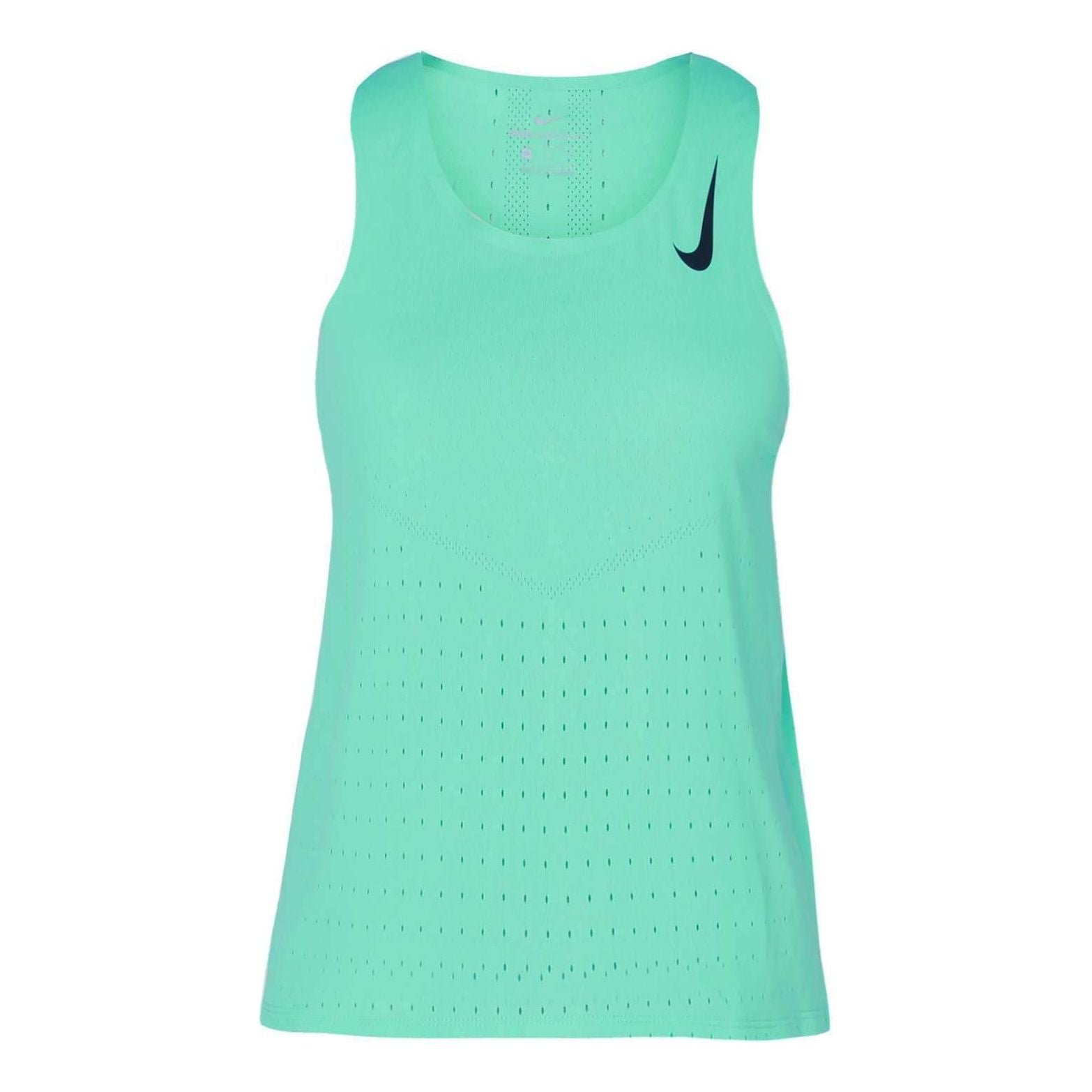 (WMNS) Nike Aeroswift Solid Color Sports Breathable Running Green Vest CZ9386-342