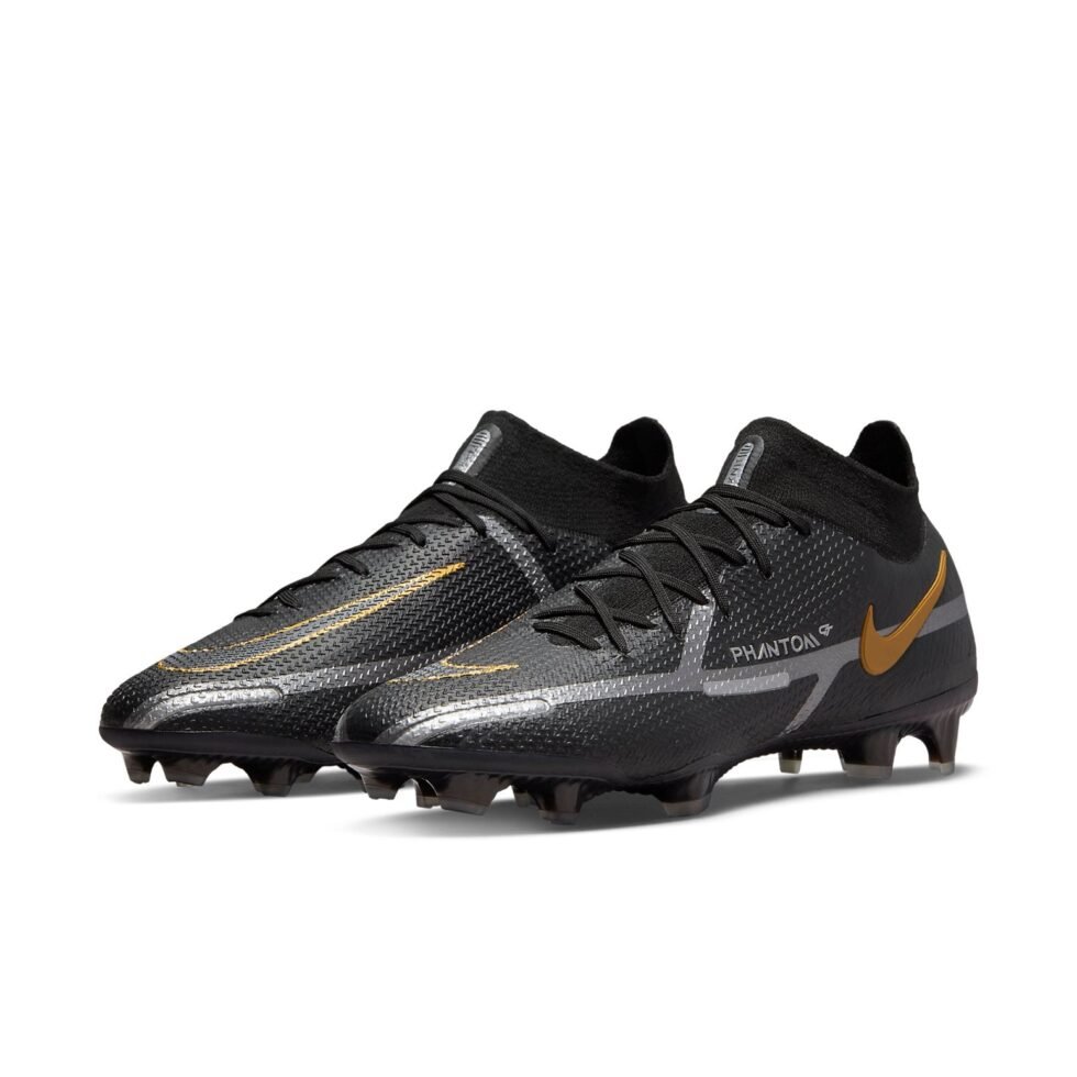 Nike Phantom GT2 Elite DF FG 'Black Metallic Gold' CZ9889-007 - Image 4