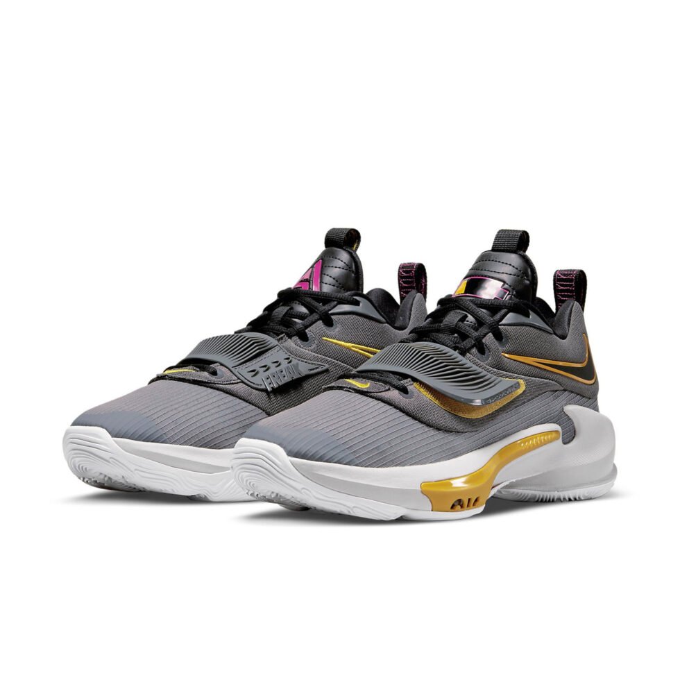 Nike Zoom Freak 3 'Iron Grey Vivid Sulfur' DA0694-006 - Image 3