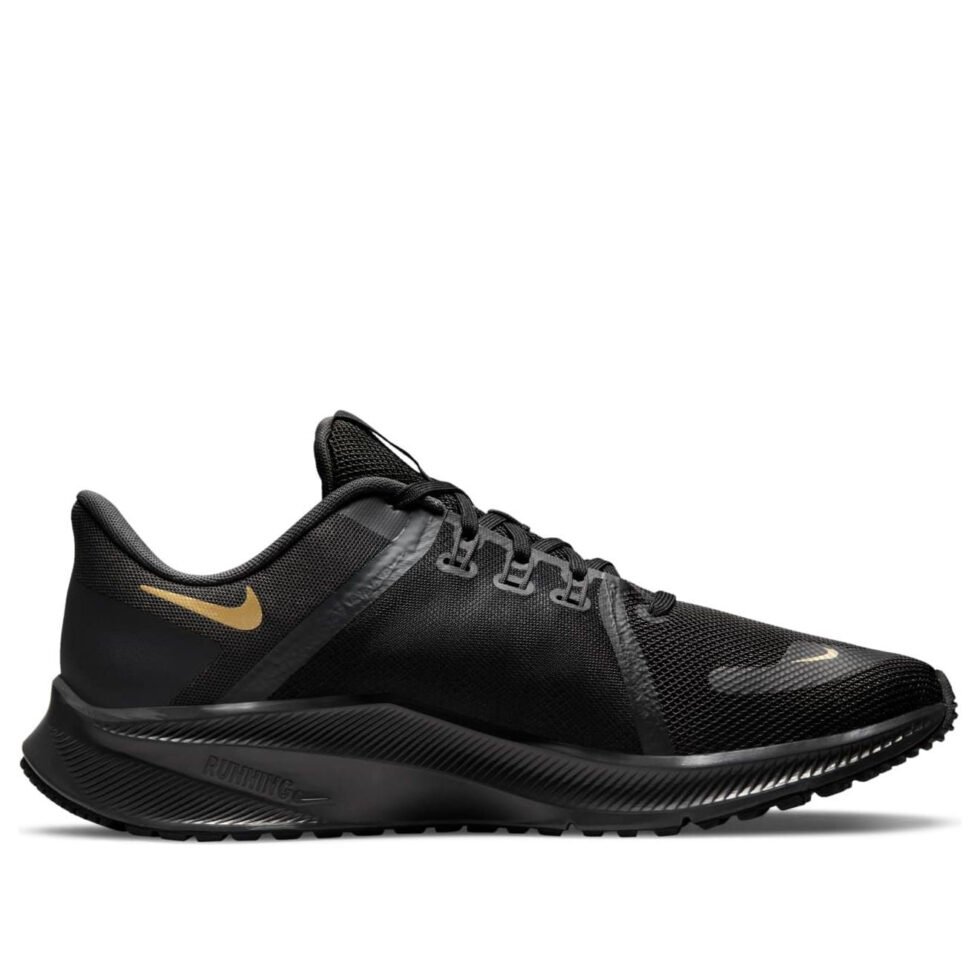 Nike Quest 4 'Black Metallic Gold' DA1105-010 - Image 2