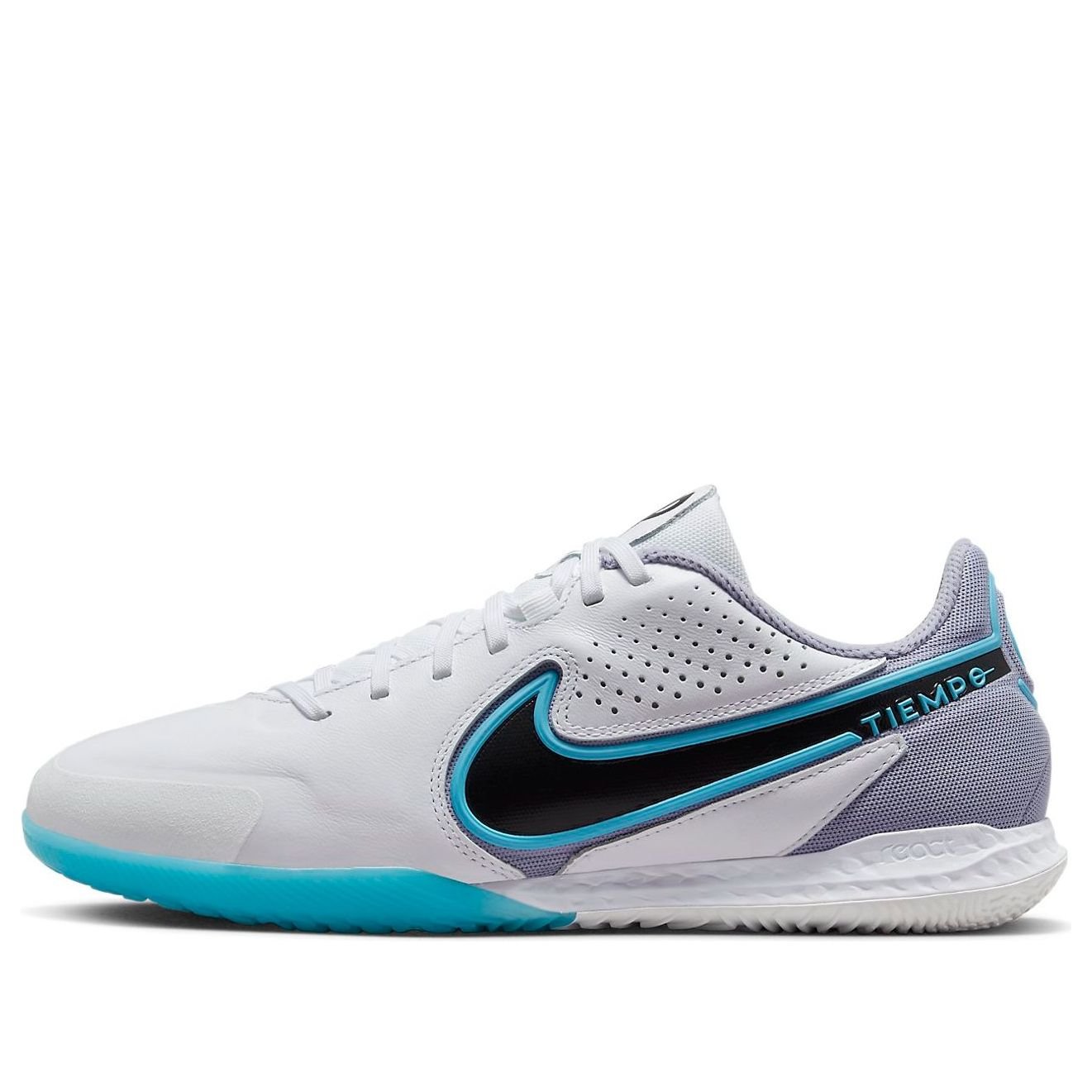 Nike React Tiempo Legend 9 Pro IC 'White Baltic Blue' DA1183-146