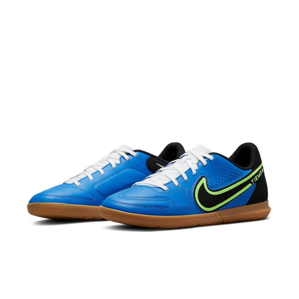 Nike Tiempo Legend 9 Club IC 'Light Photo Blue Lime Glow' DA1189-403 - Image 3
