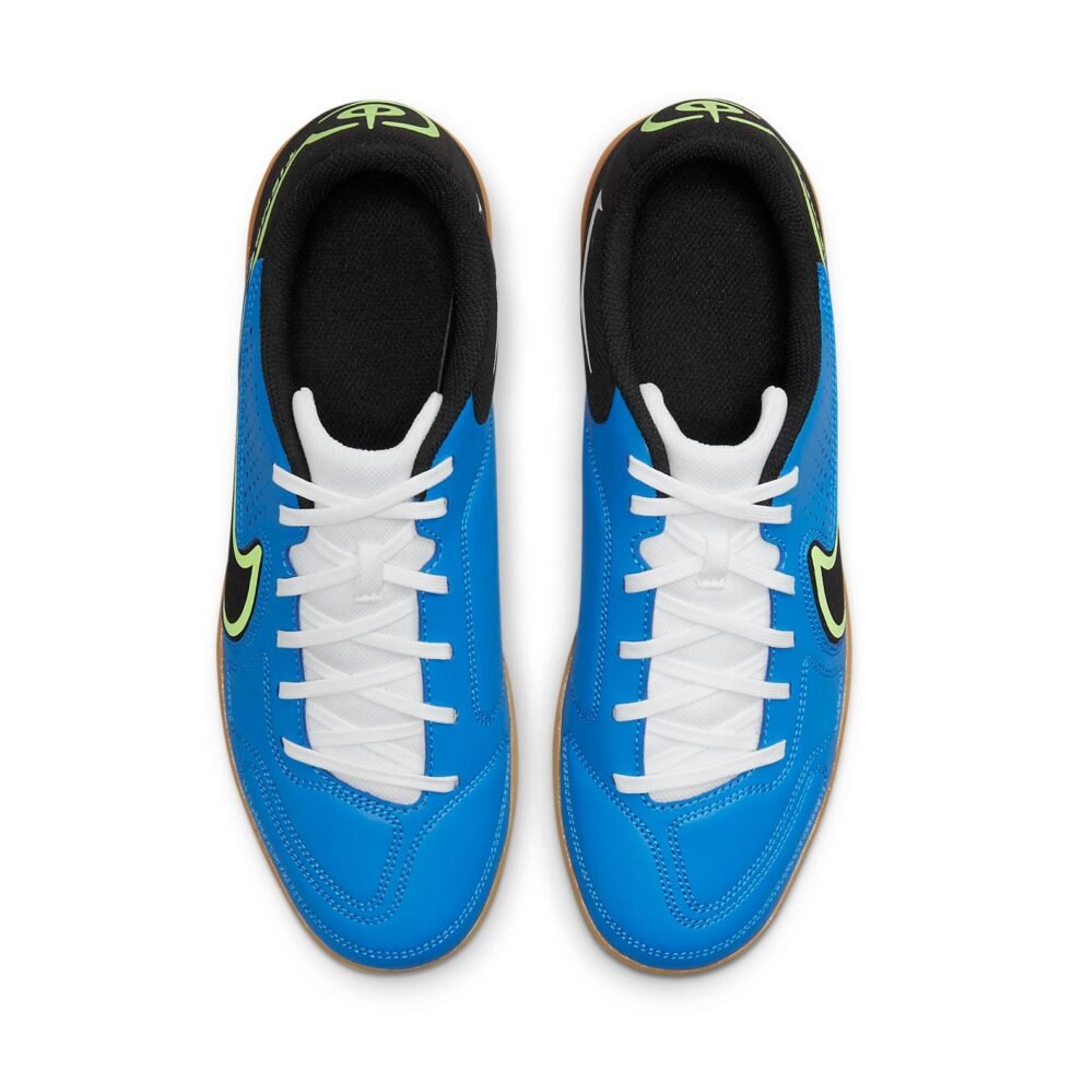 Nike Tiempo Legend 9 Club IC 'Light Photo Blue Lime Glow' DA1189-403 - Image 4