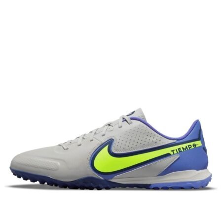 Nike Legend 9 Academy TF Turf Low-Top Soccer Shoes Grey Gray DA1191-075