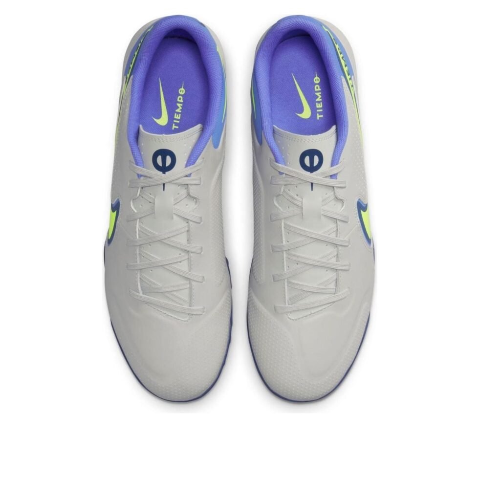 Nike Legend 9 Academy TF Turf Low-Top Soccer Shoes Grey Gray DA1191-075 - Image 4
