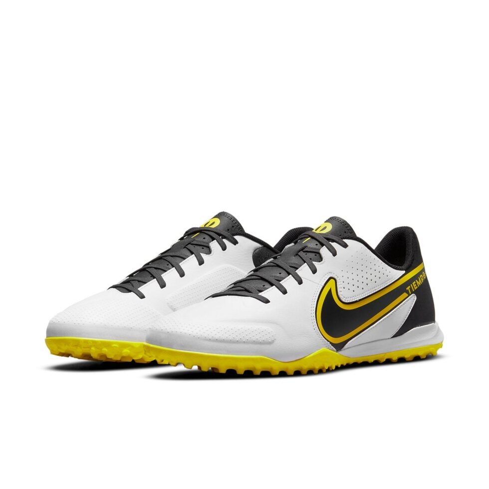 Nike Legend 9 Academy TF Turf Low-Top Soccer Shoes White DA1191-107 - Image 3