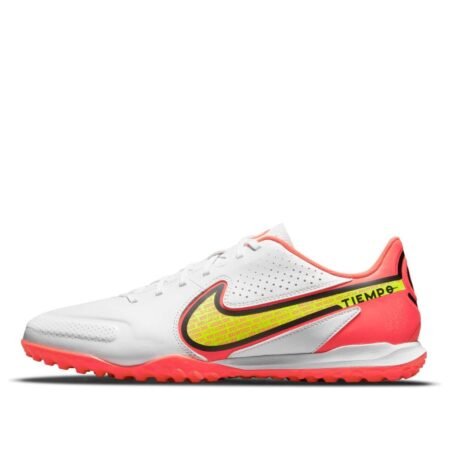 Nike Legend 9 Academy TF Turf Soccer Shoes White/Red DA1191-176