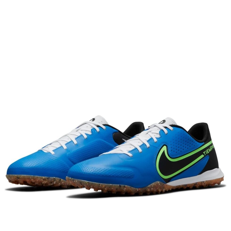 Nike Legend 9 Academy TF Turf Low-Top Soccer Shoes Blue DA1191-403 - Image 3