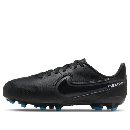 (GS) Nike Tiempo Legend 9 Academy MG 'Black Dark Smoke Grey' DA1333-001