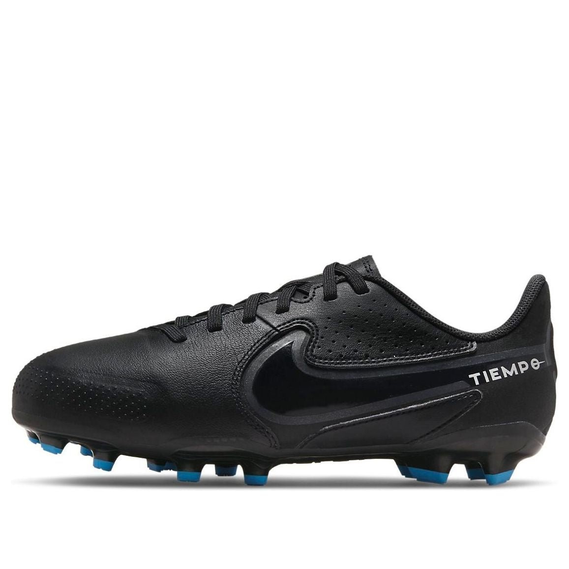 (GS) Nike Tiempo Legend 9 Academy MG 'Black Dark Smoke Grey' DA1333-001