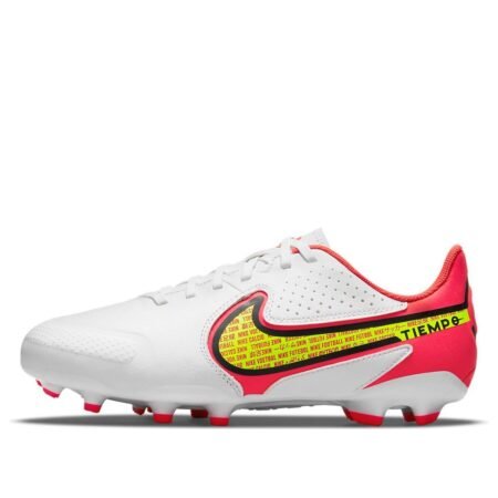 (GS) Nike K Jr Tiempo Legend 9 Academy MG Soccer Shoes White/Red DA1333-176