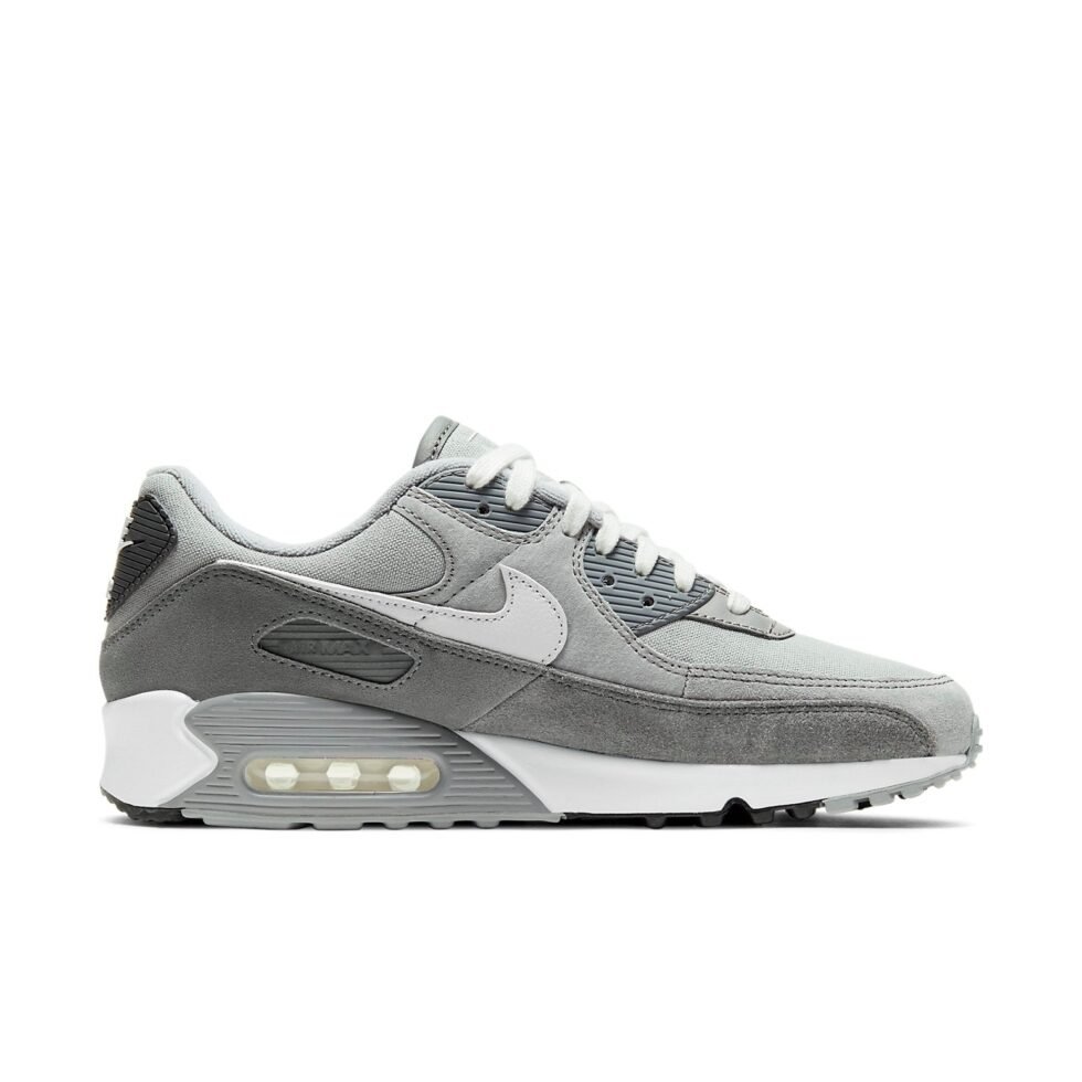 Nike Air Max 90 Premium 'Light Smoke Grey' DA1641-001 - Image 2
