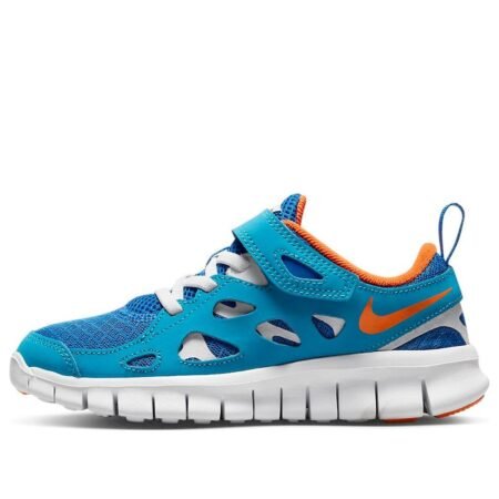 (PS) Nike Free Run 2 'Laser Blue Safety Orange' DA2689-400