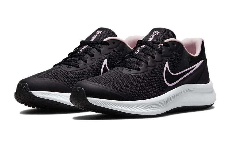 (GS) Nike Star Runner 3 'Black Light Pink' DA2776-002 - Image 3
