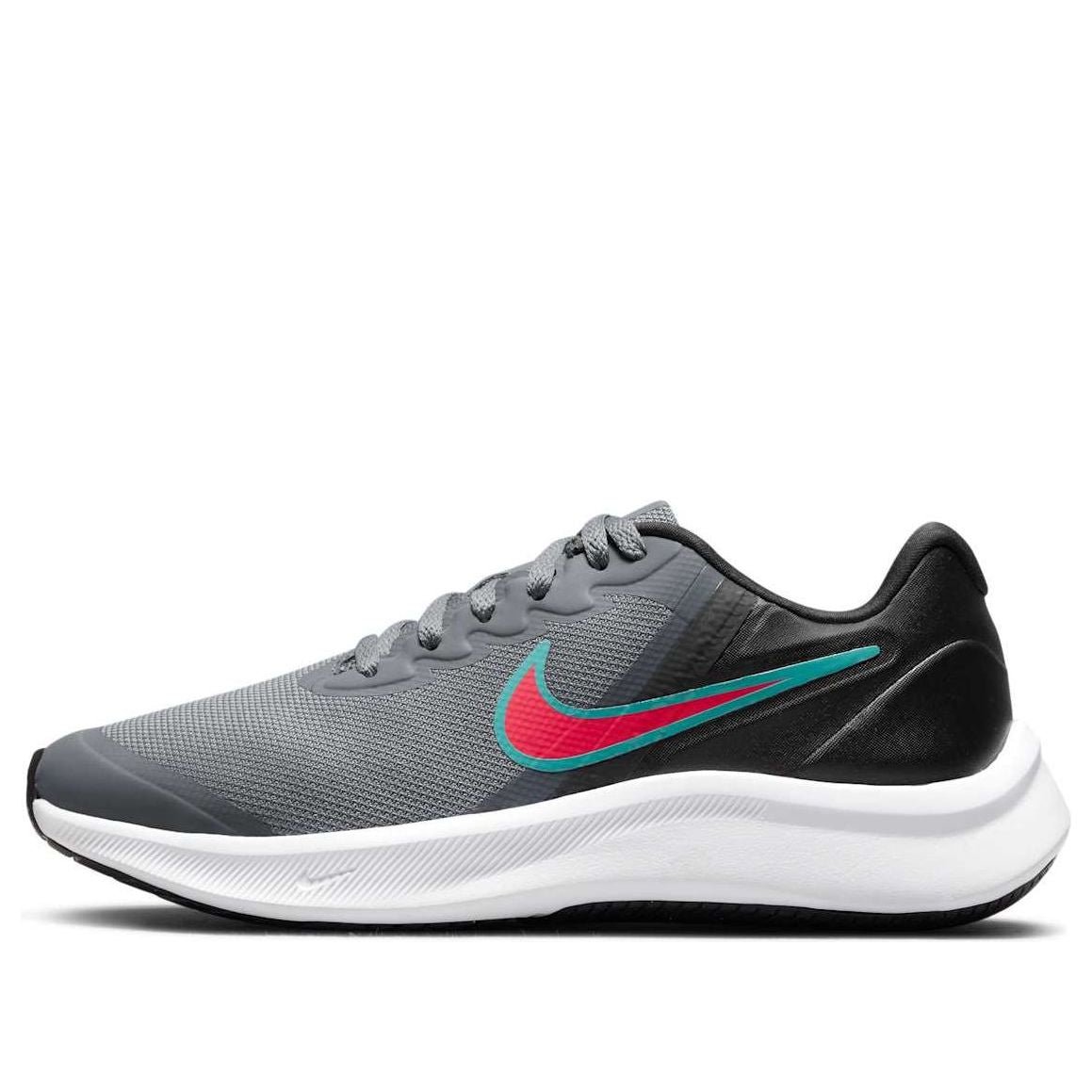 (GS) Nike Star Runner 3 'Smoke Grey Siren Red' DA2776-008
