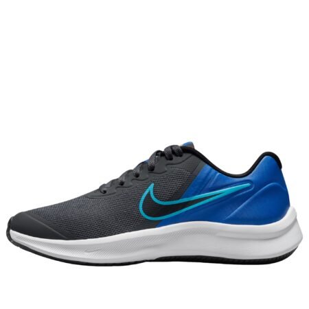 (GS) Nike Star Runner 3 'Iron Grey Racer Blue' DA2776-012