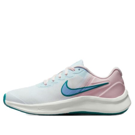 (GS) Nike Star Runner 3 'White Pink Mineral Teal' DA2776-102