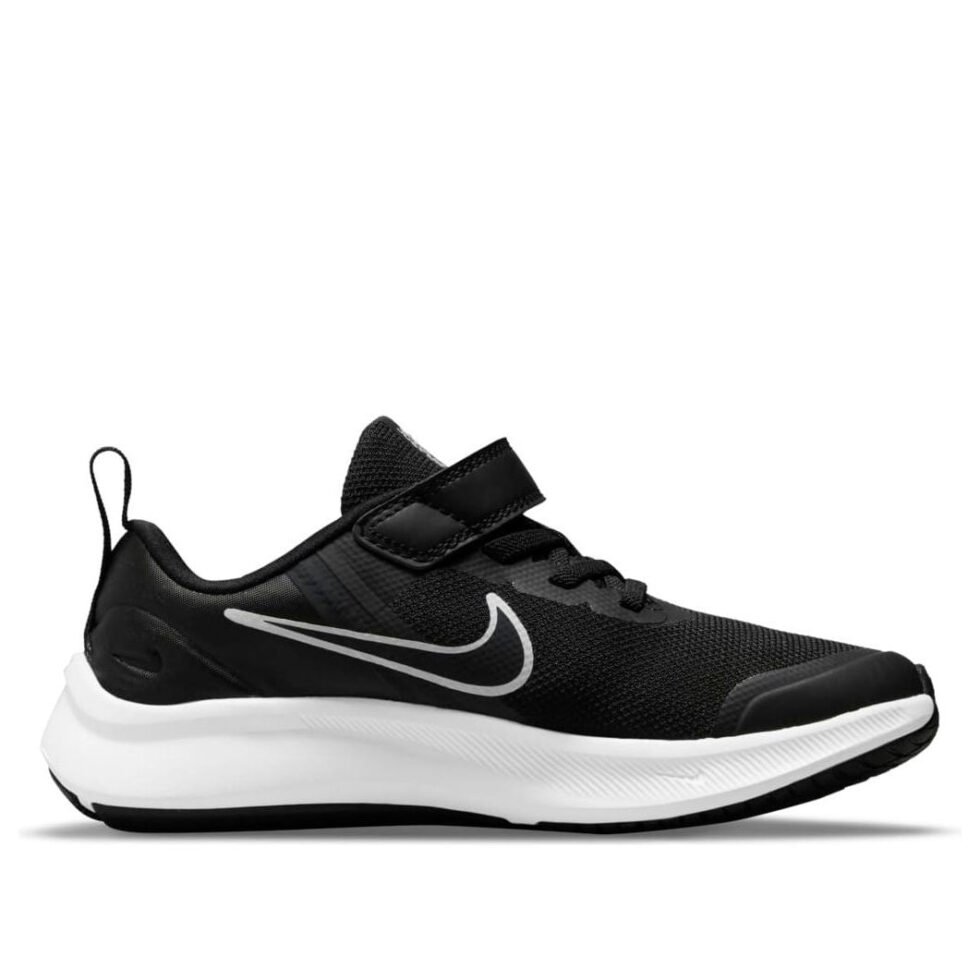 (PS) Nike Star Runner 3 'Black White' DA2777-003 - Image 2