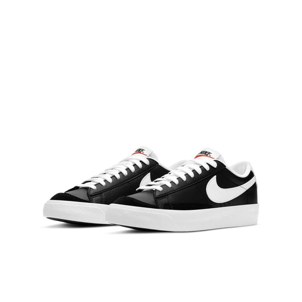 (GS) Nike Blazer Low '77 'Black White' DA4074-001 - Image 3