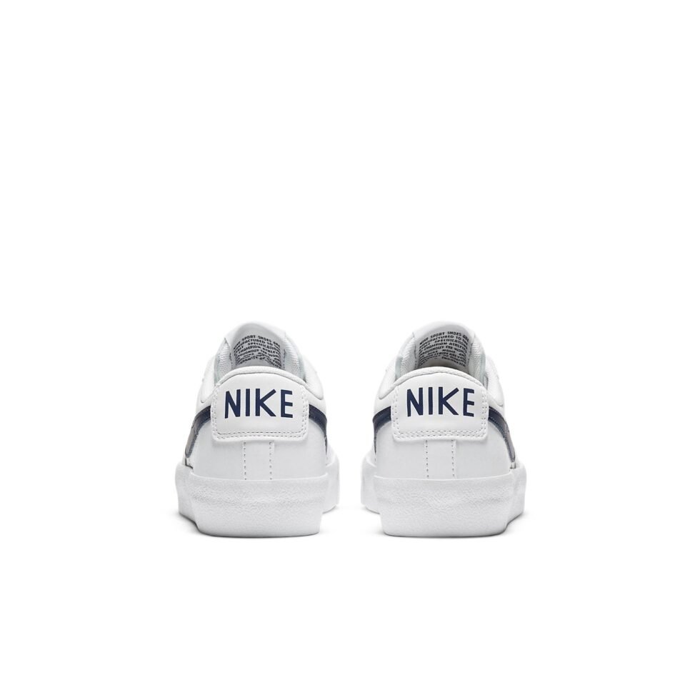 (GS) Nike Blazer Low '77 'White Midnight Navy' DA4074-100 - Image 5