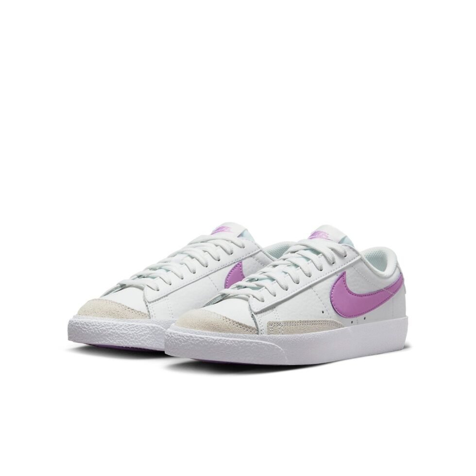 (GS) Nike Blazer Low '77 'White Rush Fuchsia' DA4074-119 - Image 3