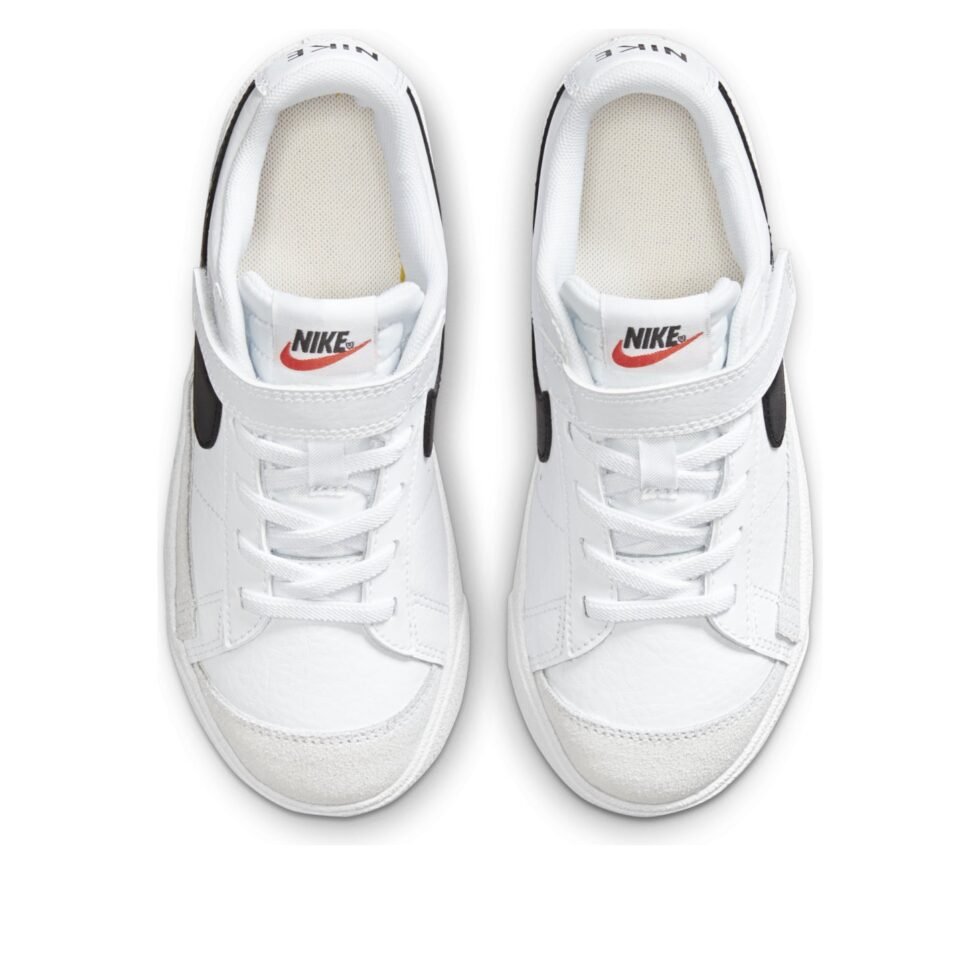(PS) Nike Blazer Low '77 'White Black' DA4075-101 - Image 2