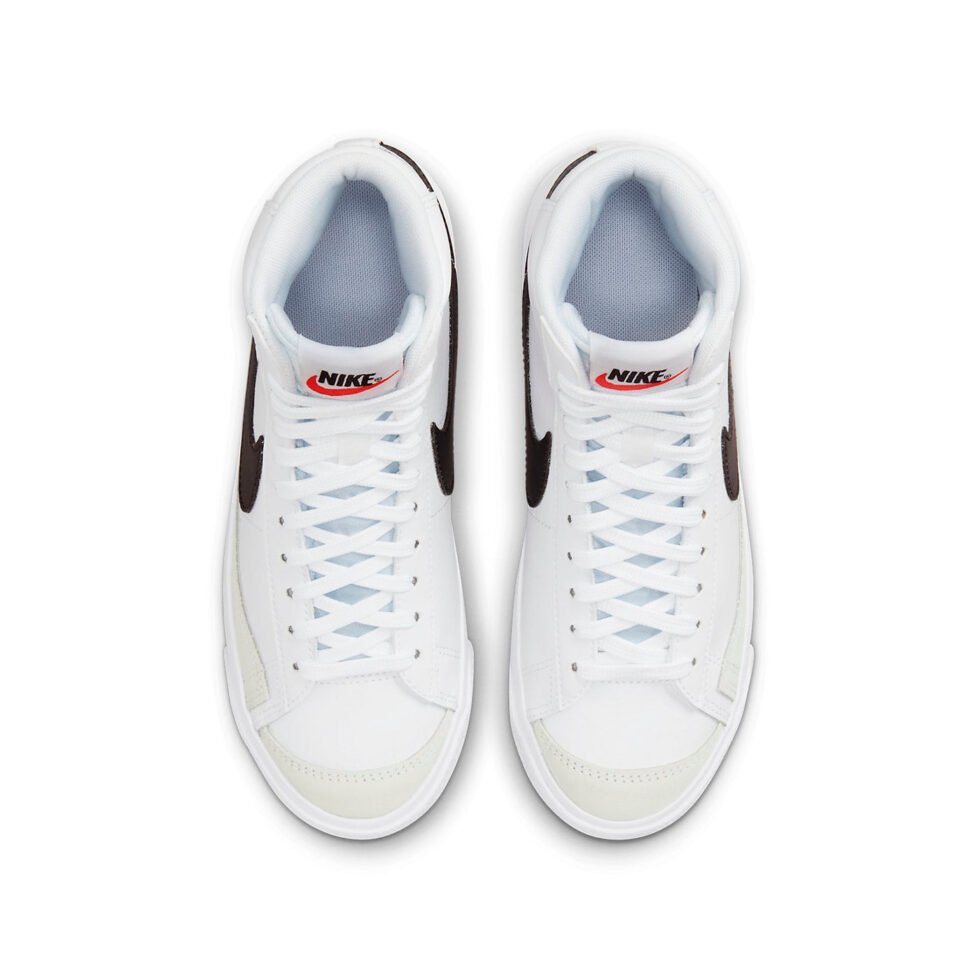 (GS) Nike Blazer Mid '77 'White Black' DA4086-100 - Image 4