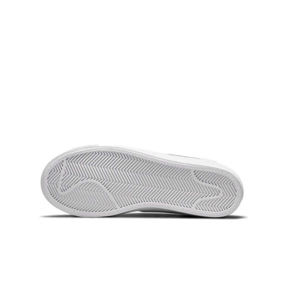 (GS) Nike Blazer Mid '77 'White Metallic Silver' DA4086-101 - Image 6