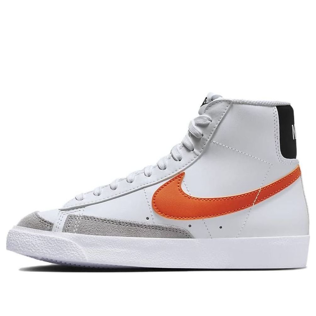 (GS) Nike Blazer Mid '77 'White Safety Orange' DA4086-111