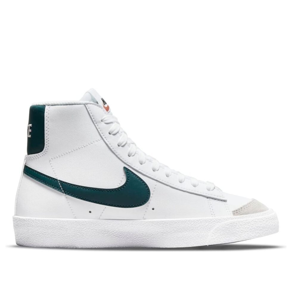 (GS) Nike Blazer Mid '77 'White Dark Teal Green' DA4086-112 - Image 2