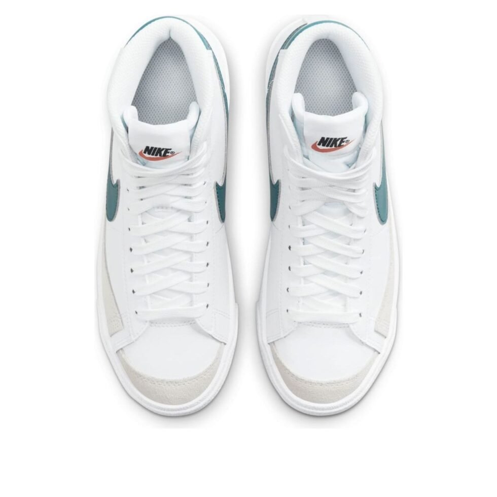 (GS) Nike Blazer Mid '77 'White Dark Teal Green' DA4086-112 - Image 4