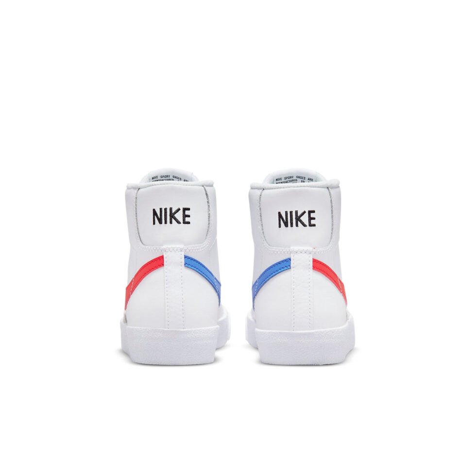 (GS) Nike Blazer Mid '77 'White Red Blue' DA4086-117 - Image 5