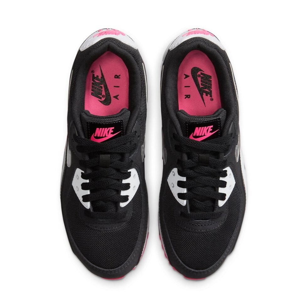 (WMNS) Nike Air Max 90 'Black Metallic Silver' DA4281-001 - Image 4