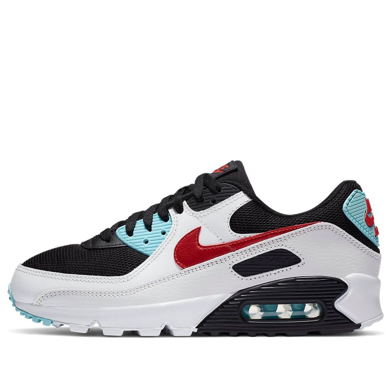 (WMNS) Nike Air Max 90 'Bleached Aqua Red' DA4290-100