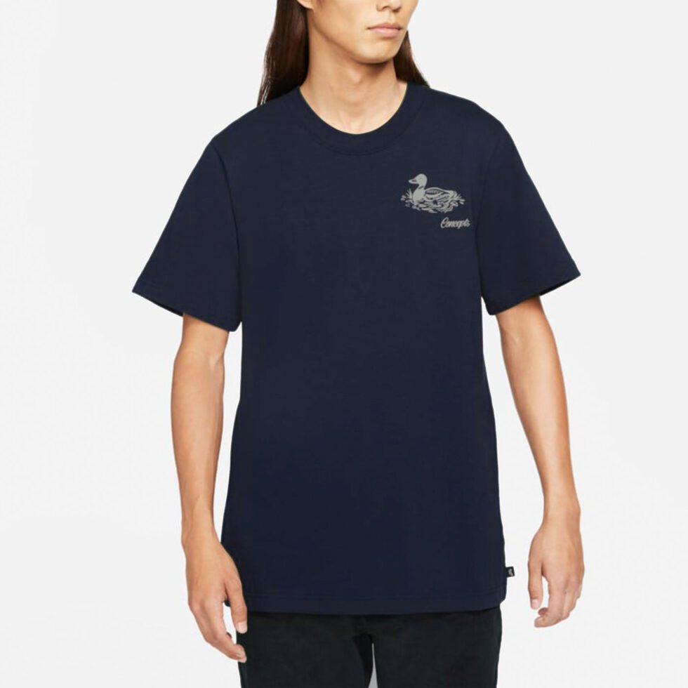 Nike SB Skateboard Dunk High x Concepts Tee Dark blue DA4307-475 - Image 4