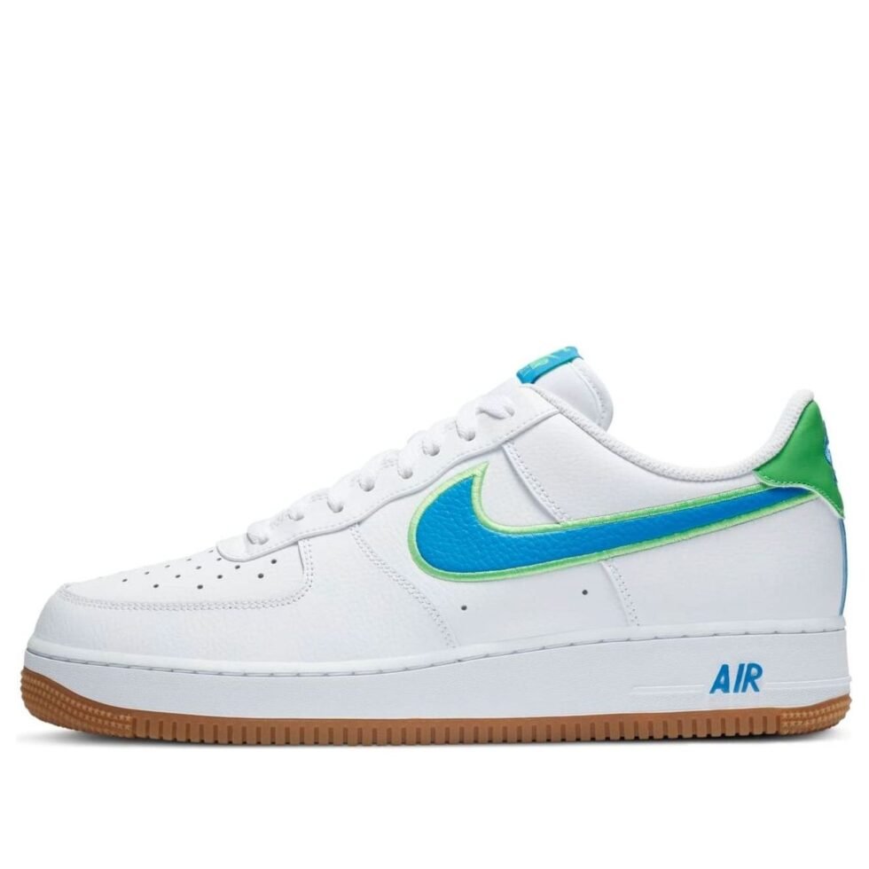 Nike Air Force 1 Low 'White Bright Blue Green' DA4660-100