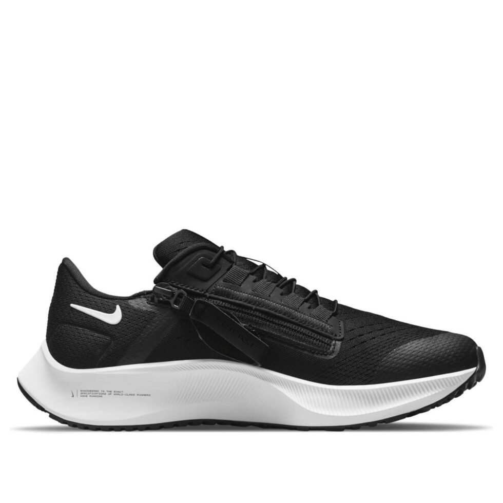 (WMNS) Nike Air Zoom Pegasus 38 FlyEase 'Black White' DA6698-001 - Image 2