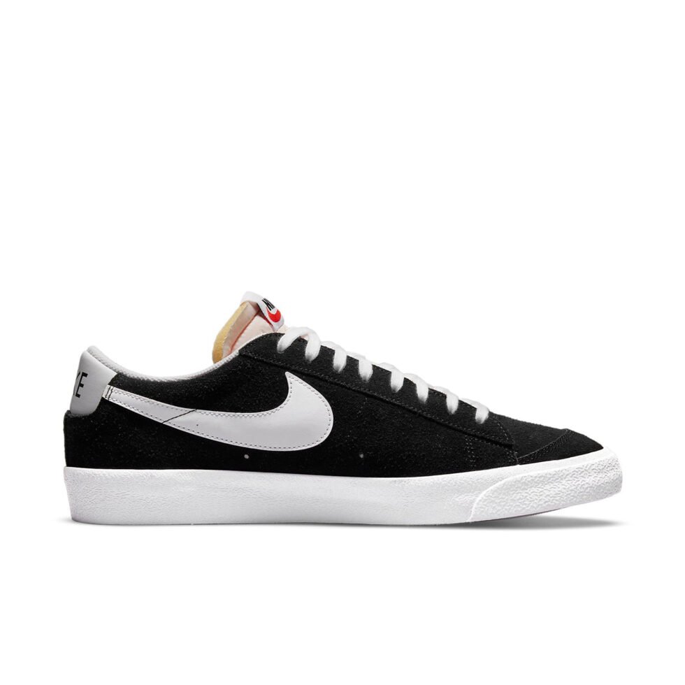 Nike Blazer Low '77 Suede 'Black White' DA7254-001 - Image 2