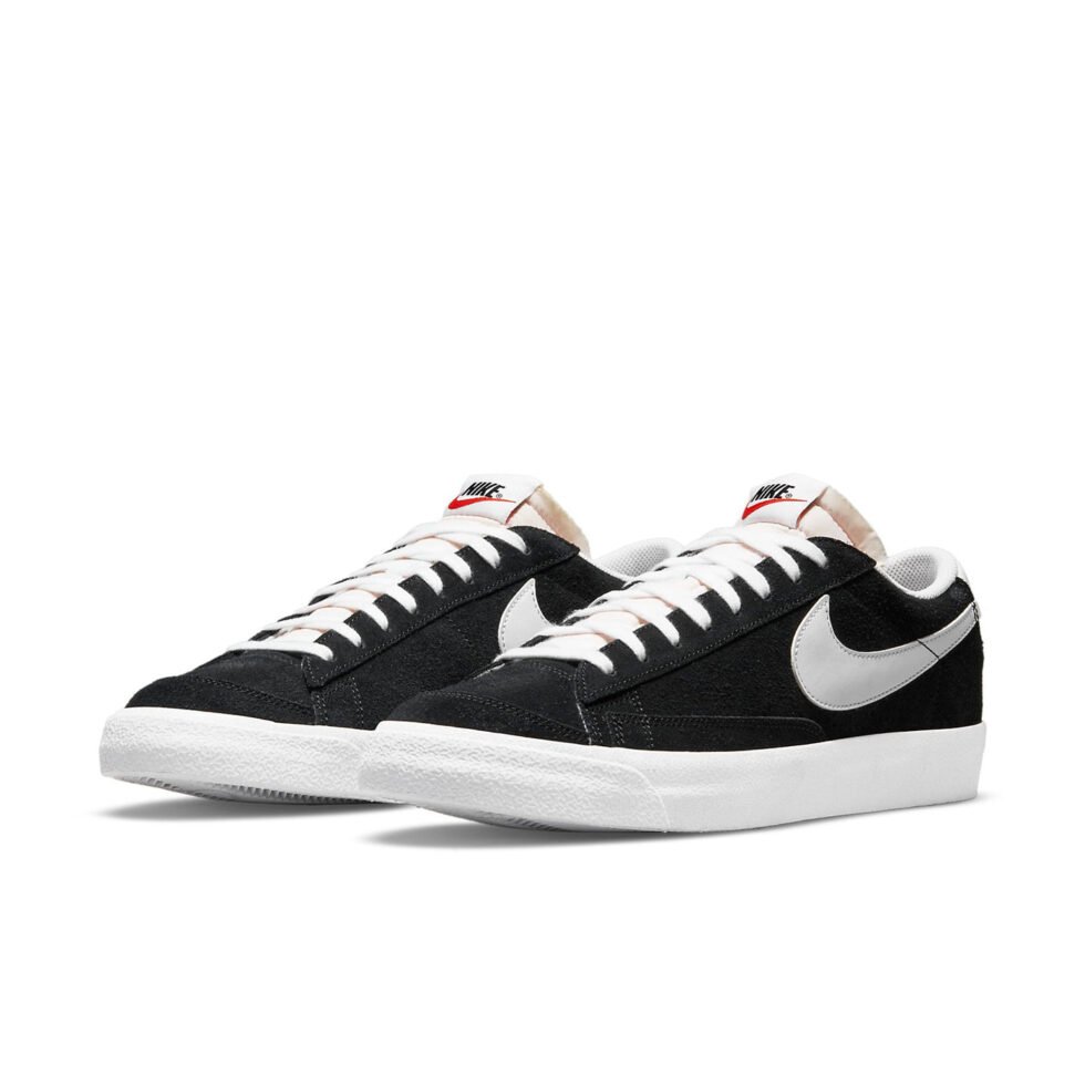 Nike Blazer Low '77 Suede 'Black White' DA7254-001 - Image 3