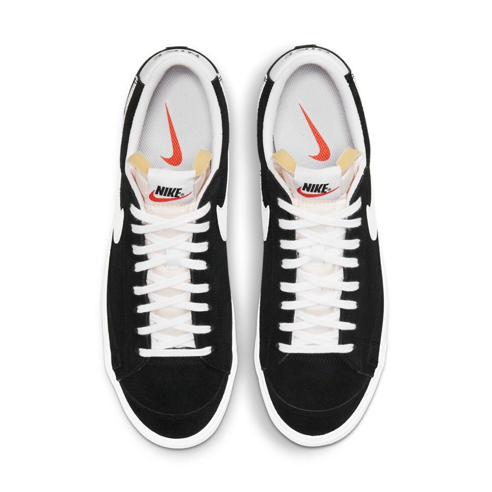 Nike Blazer Low '77 Suede 'Black White' DA7254-001 - Image 4